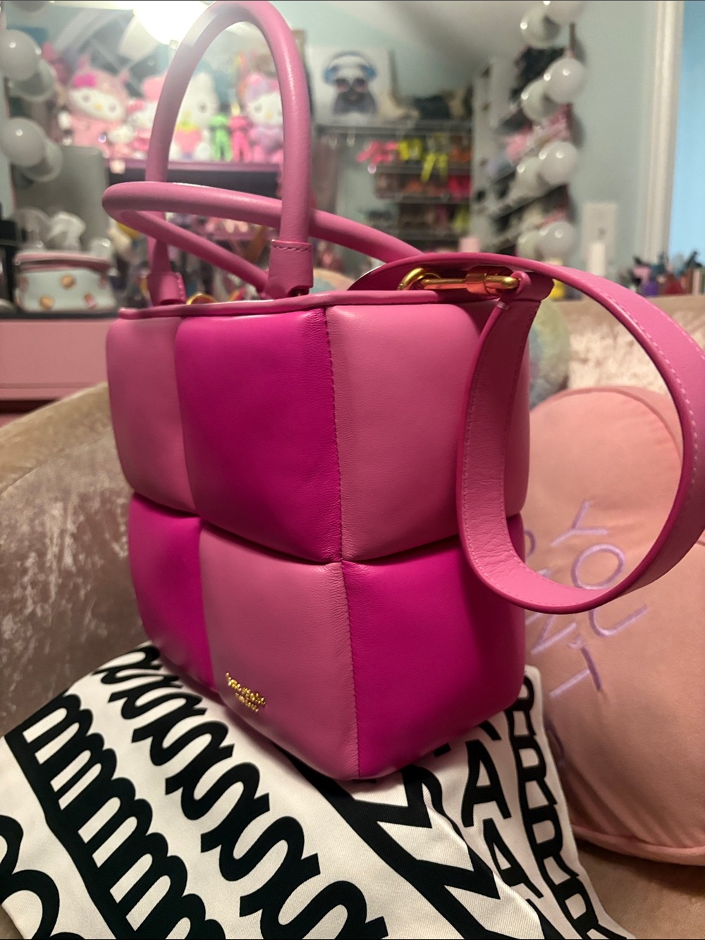 Brand NEW adorable Kate Spade! Pink Puffy tote!! 💖💖 - Picture 2 of 9